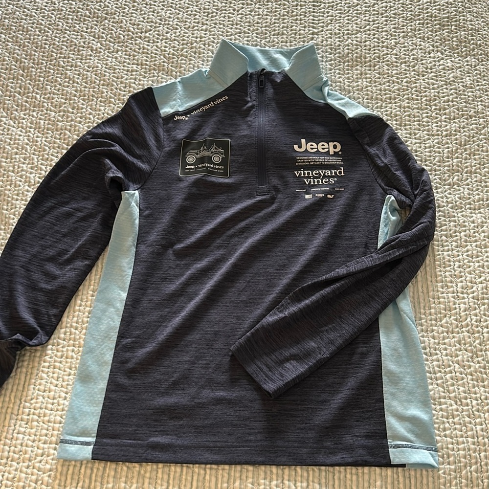 Vineyard Vines Men Sankaty Jeep quarter zip